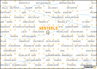 map of Westerlo