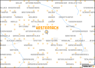 map of Westernach