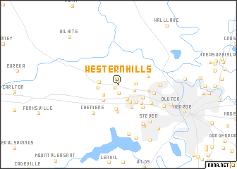 map of Western Hills