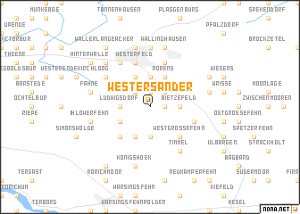 map of Westersander