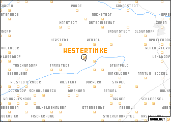 map of Westertimke