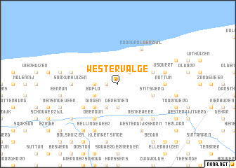 map of Westervalge