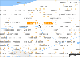 map of Westerwijtwerd