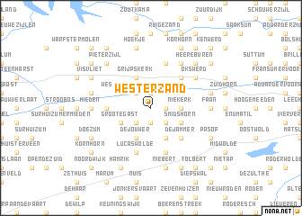 map of Westerzand