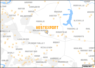 map of West Export