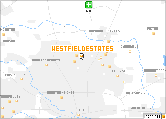 map of Westfield Estates