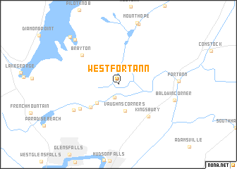 map of West Fort Ann