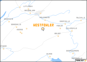 map of West Fowler