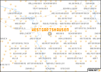 map of Westgartshausen