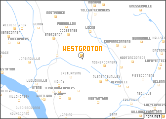 map of West Groton