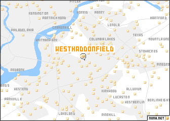 map of West Haddonfield