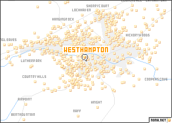 map of West Hampton