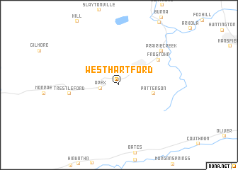 map of West Hartford