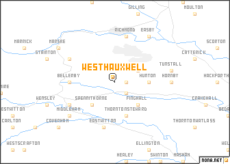 map of West Hauxwell