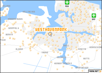 map of Westhaven Park