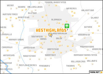 map of West Highlands