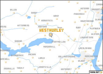 map of West Hurley