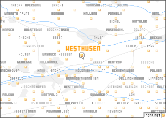map of Westhusen