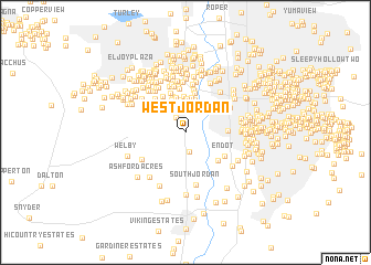 map of West Jordan