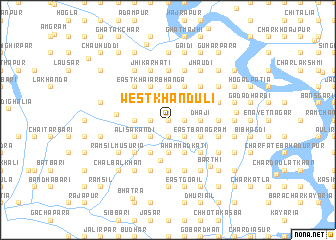 map of West Khānduli