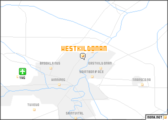 map of West Kildonan