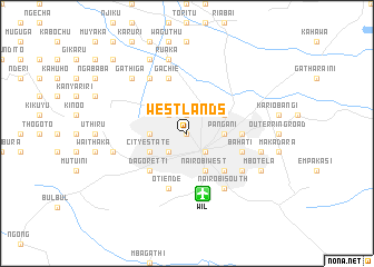 map of Westlands