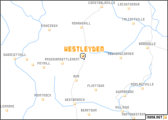 map of West Leyden