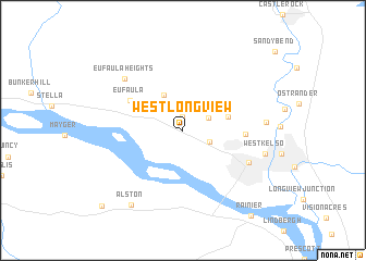 map of West Longview
