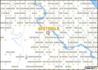 map of West Mādla
