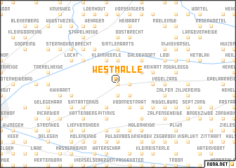map of Westmalle