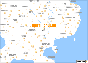 map of West Migpulao