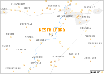 map of West Milford