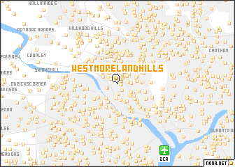 map of Westmoreland Hills