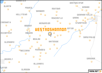 map of West Moshannon
