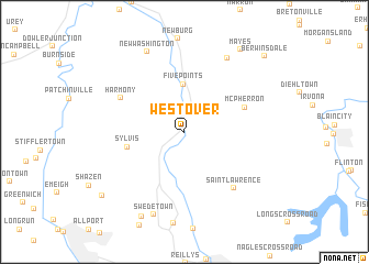 map of Westover