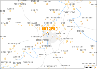 map of Westover