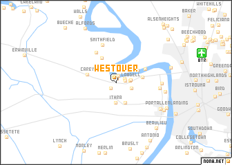 map of Westover