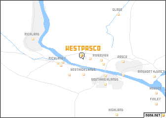 map of West Pasco