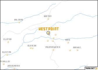 map of West Point
