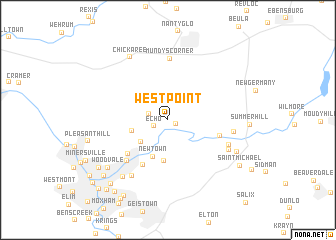 map of West Point