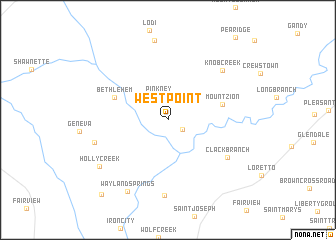 map of Westpoint
