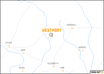 map of Westport