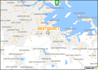 map of West Quincy