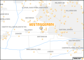 map of Westridge Park