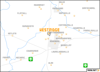 map of Westridge