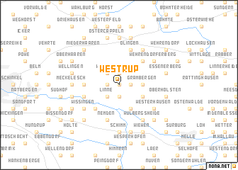 map of Westrup