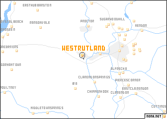 map of West Rutland