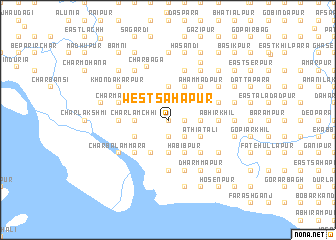 map of West Sāhāpur