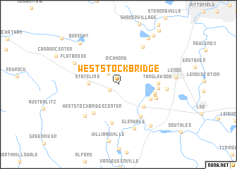 map of West Stockbridge
