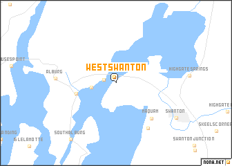 map of West Swanton